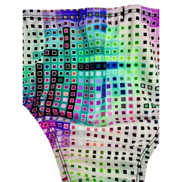 Crazed Wear 2 Piece Rave Set Y2K Cyber Fairycore Festival Costume EDM Club Dance - Picture 12 of 16